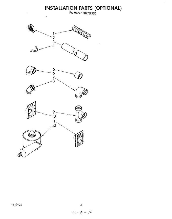 Diagram for FB7700XS0