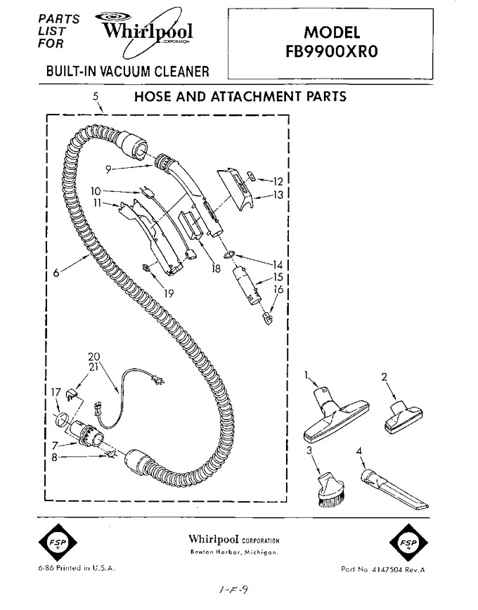Diagram for FB9900XR0