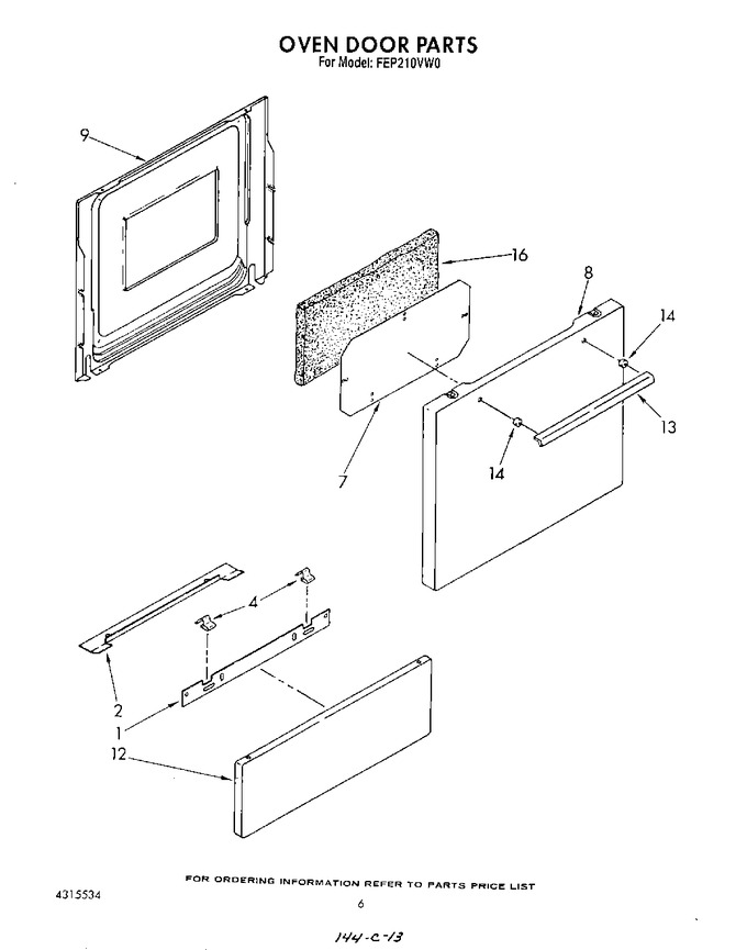 Diagram for FEP210VL0