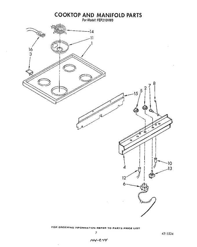 Diagram for FEP210VL0