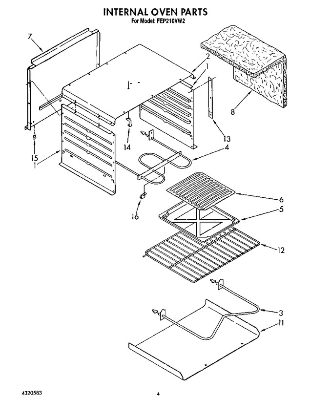 Diagram for FEP210VW2