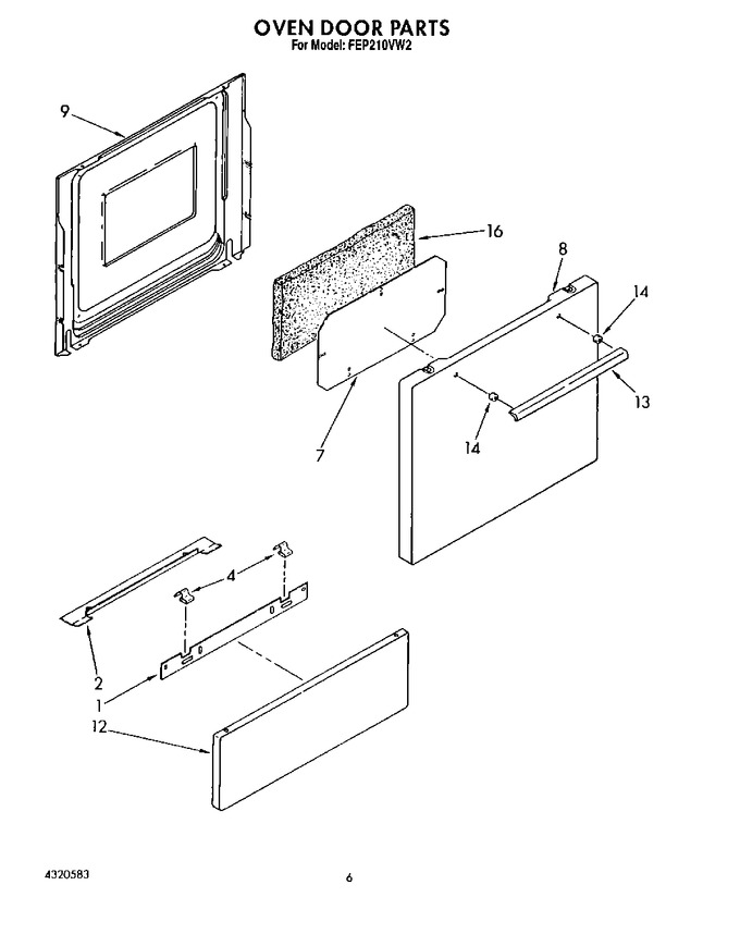 Diagram for FEP210VW2