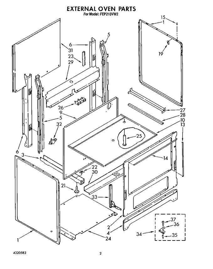 Diagram for FEP210VW2