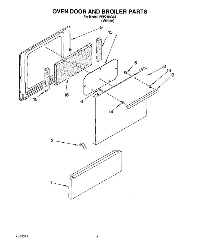 Diagram for FEP210VW4