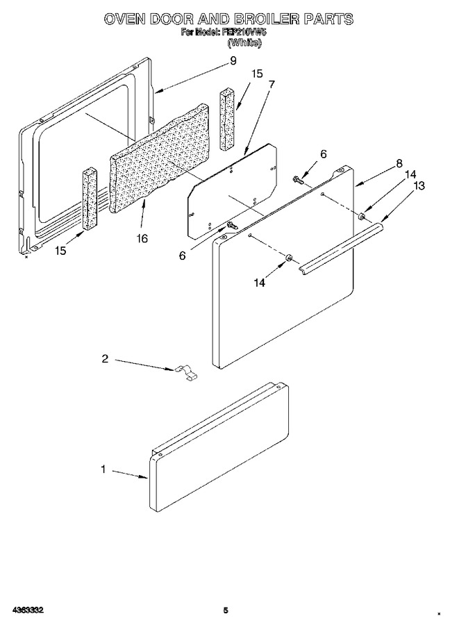 Diagram for FEP210VW5