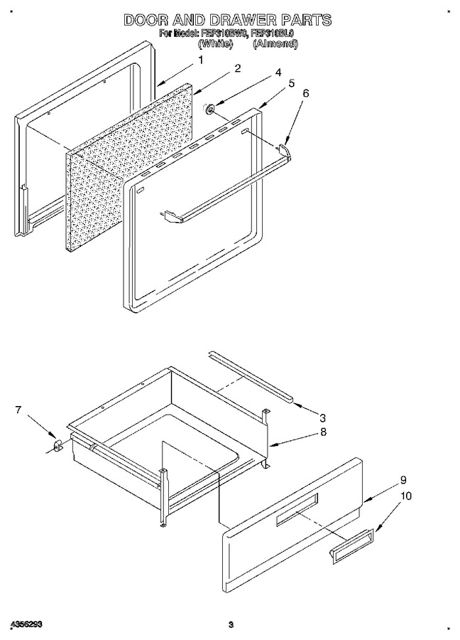 Diagram for FEP310BW0