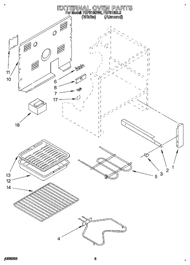 Diagram for FEP310BW0