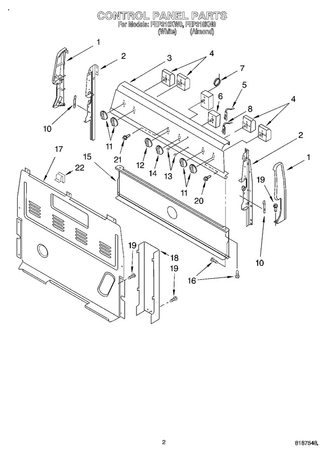 Diagram for FEP310KW0