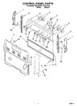 Diagram for 02 - Control Panel Parts
