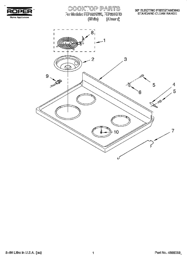 Diagram for FEP320GW0