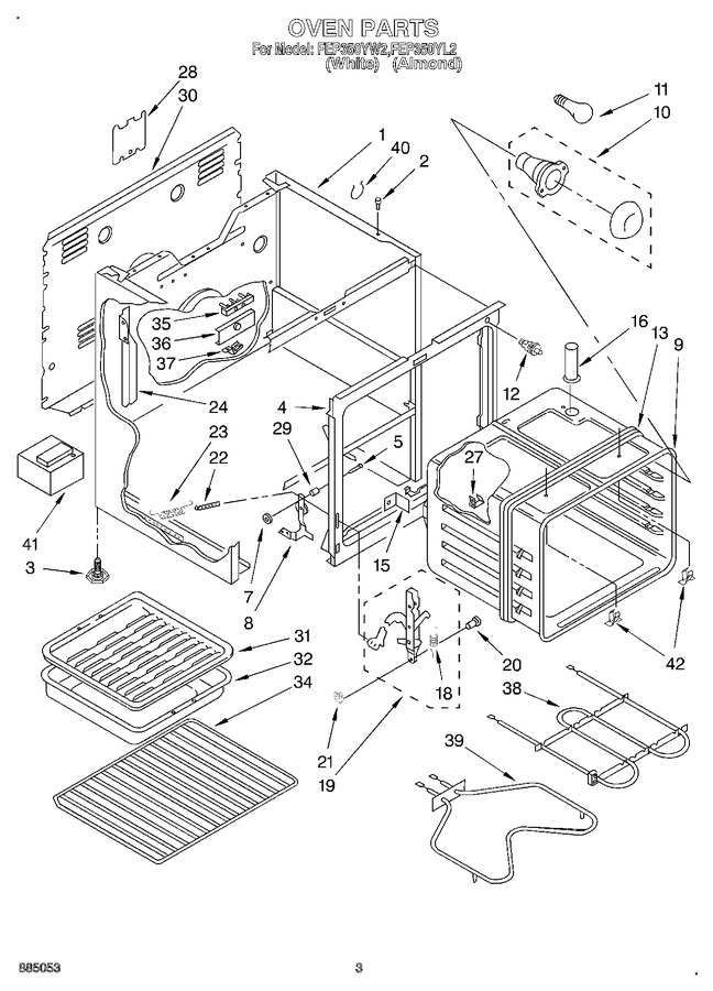 Diagram for FEP350YW2