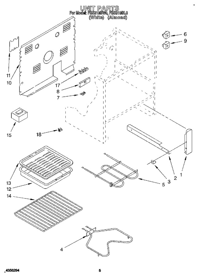 Diagram for FES310BW0