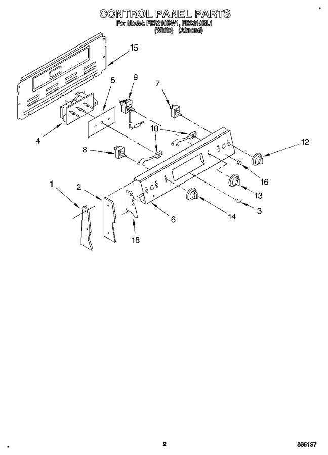 Diagram for FES310BW1