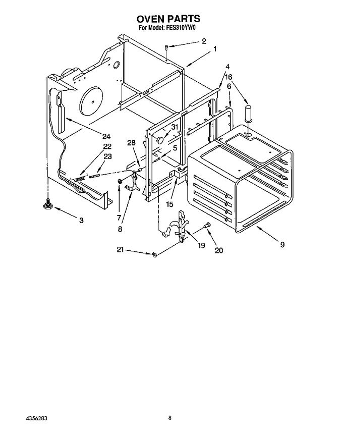 Diagram for FES310YW0