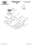 Diagram for 01 - Cooktop Parts