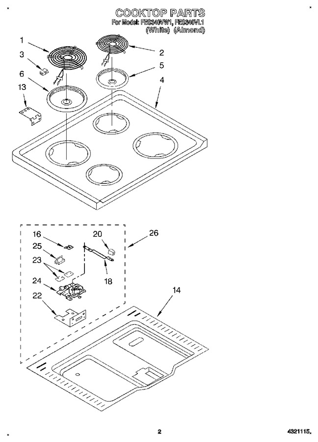 Diagram for FES340VW1