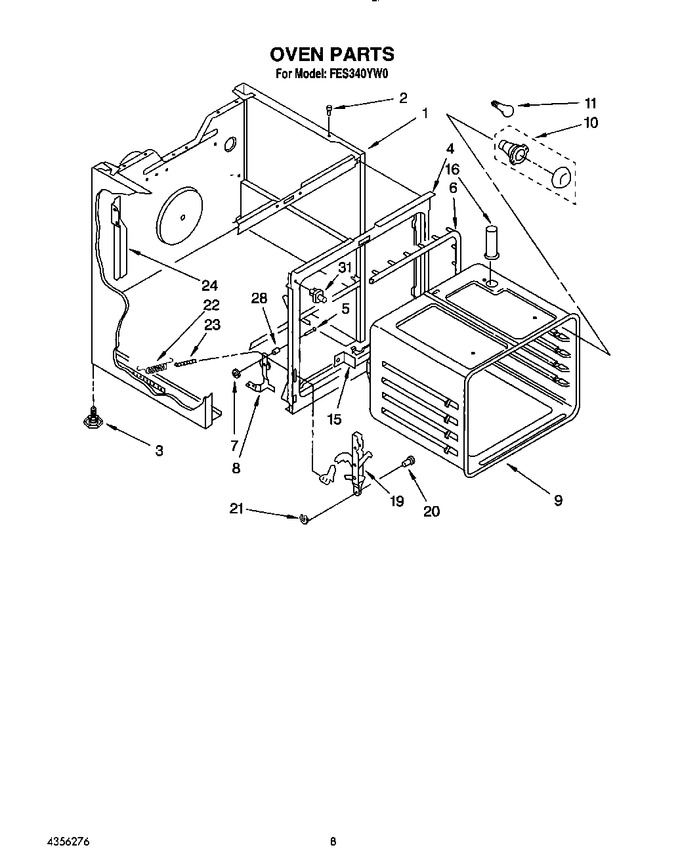 Diagram for FES340YW0