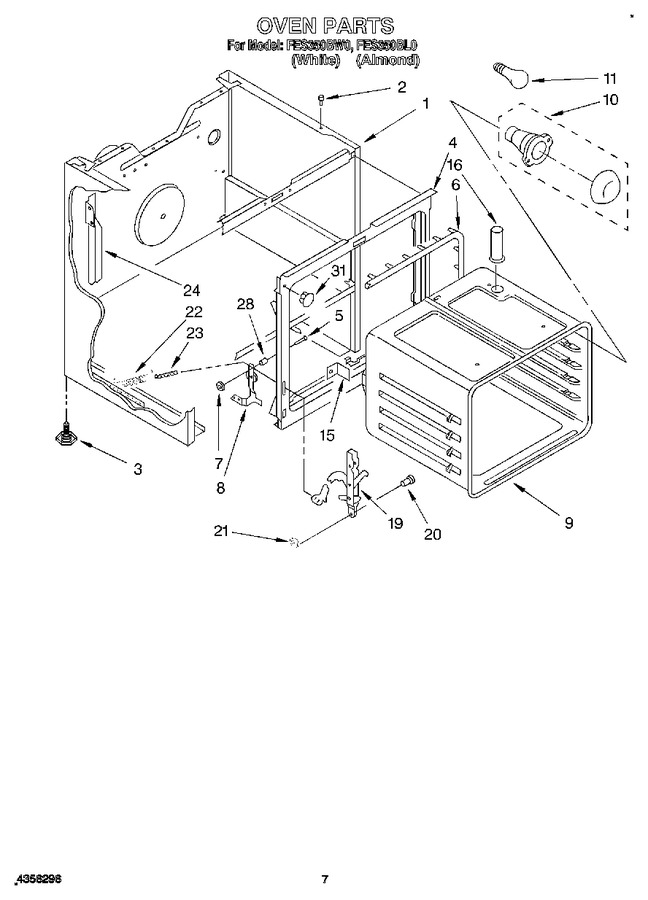Diagram for FES350BW0