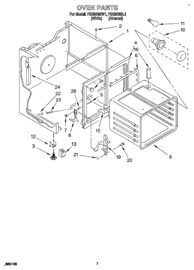Diagram for FES350BW1