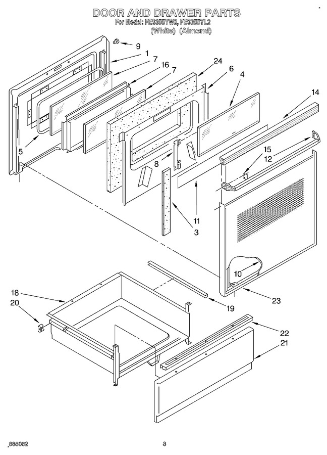 Diagram for FES355YW2