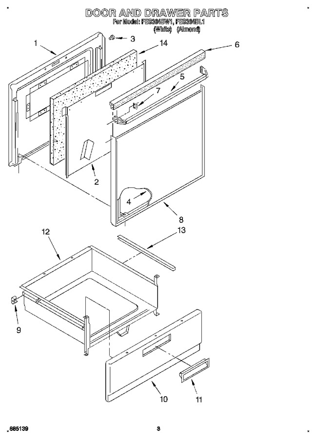 Diagram for FES364BL1