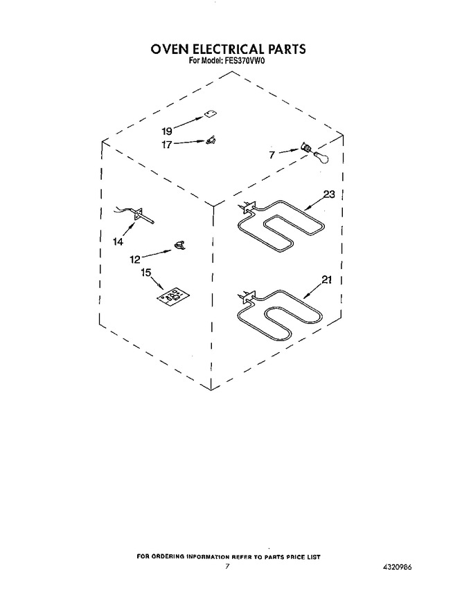 Diagram for FES370VX0