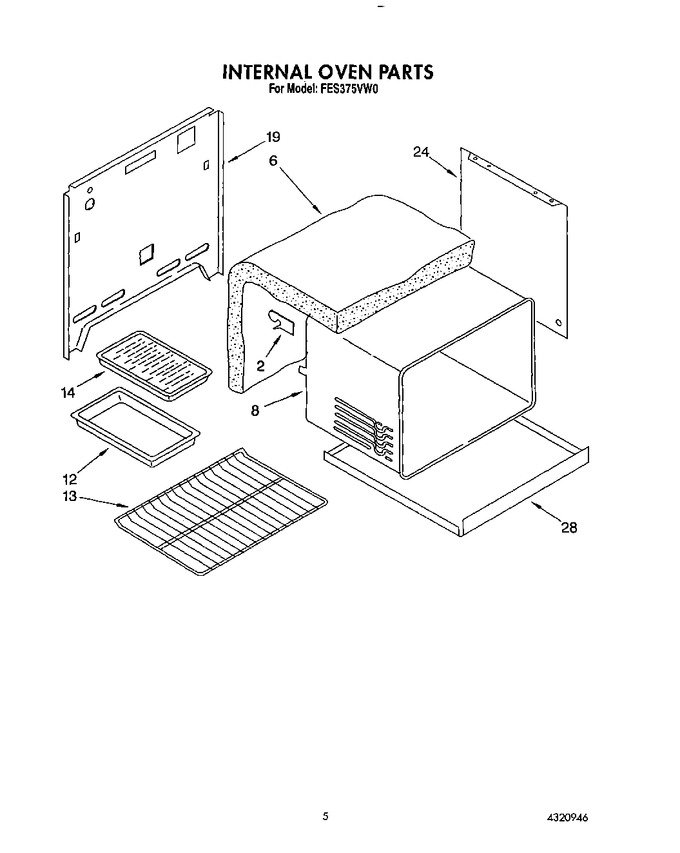 Diagram for FES375VW0