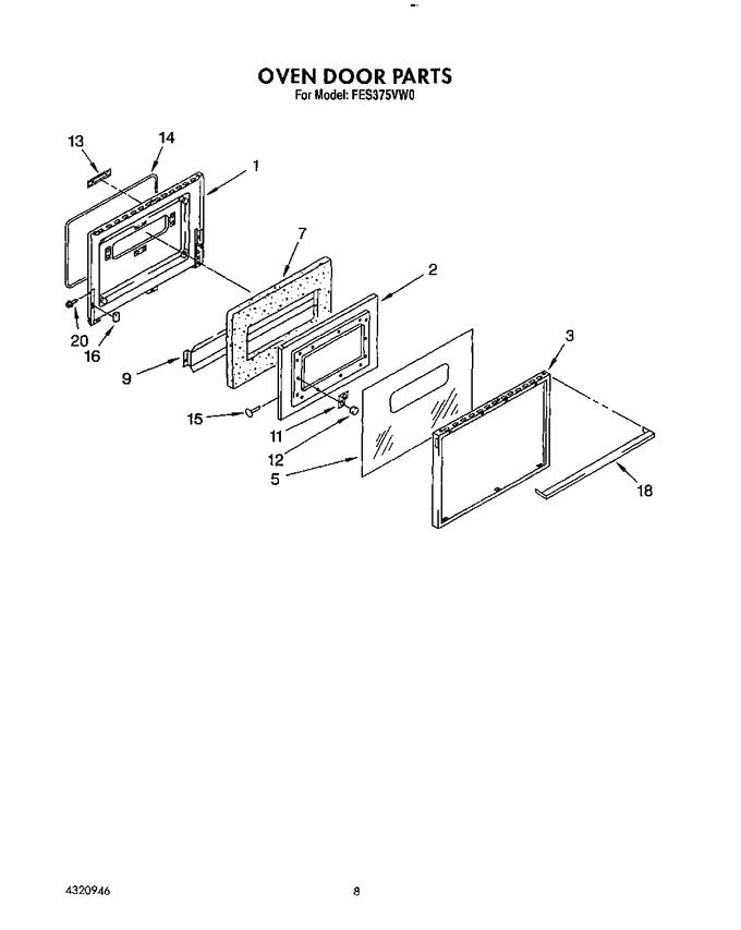 Diagram for FES375VW0