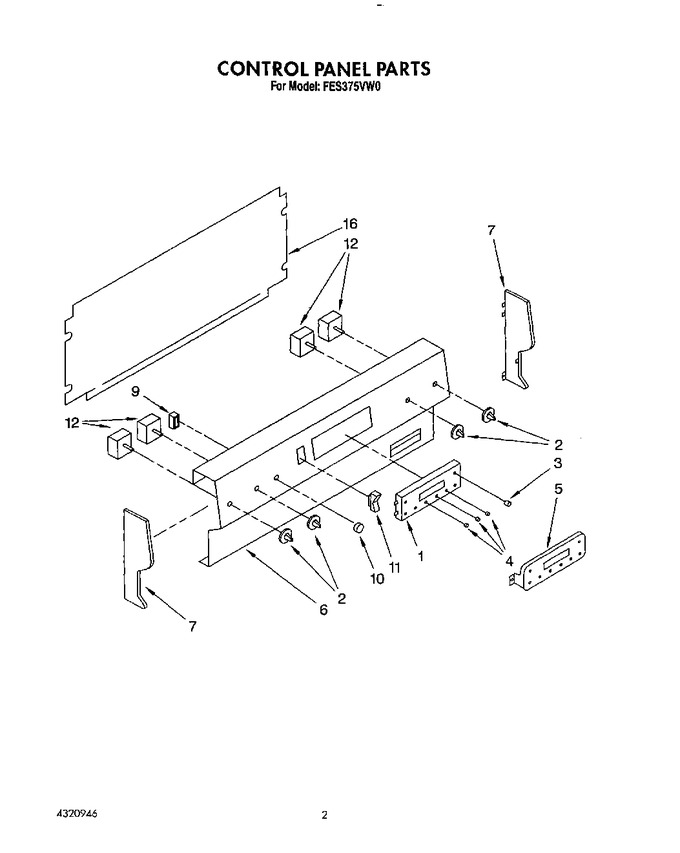Diagram for FES370VW0