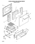Diagram for 03 - Oven Door And Broiler
