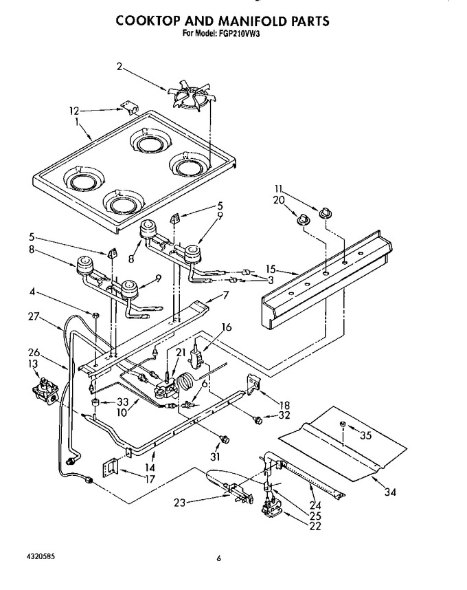 Diagram for FGP210VW3