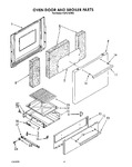Diagram for 03 - Oven Door And Broiler