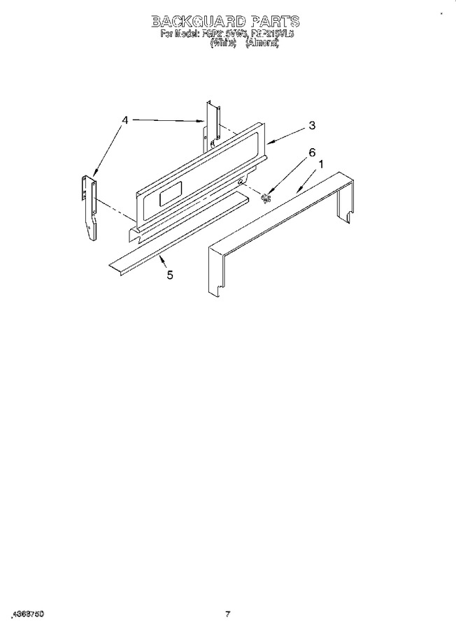 Diagram for FGP215VW6