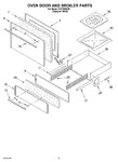 Diagram for 03 - Oven Door And Broiler