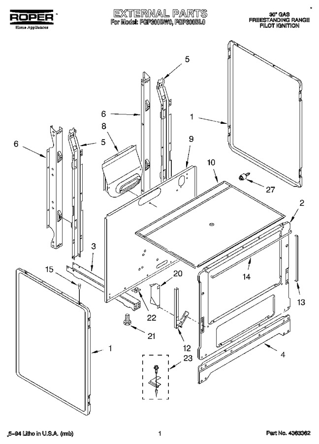 Diagram for FGP300BW0
