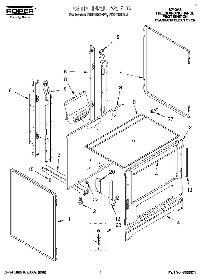 Diagram for FGP300BW1