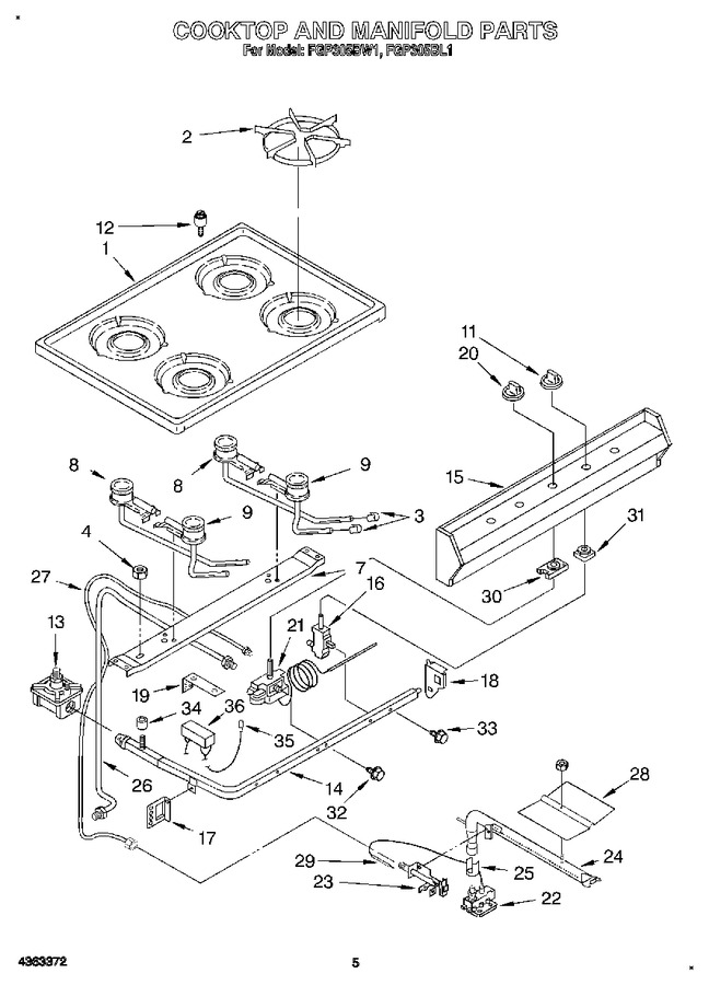 Diagram for FGP305BL1