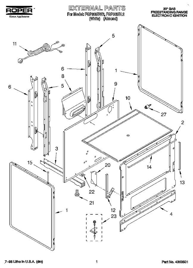 Diagram for FGP305BW2