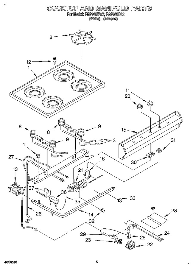 Diagram for FGP305BW2