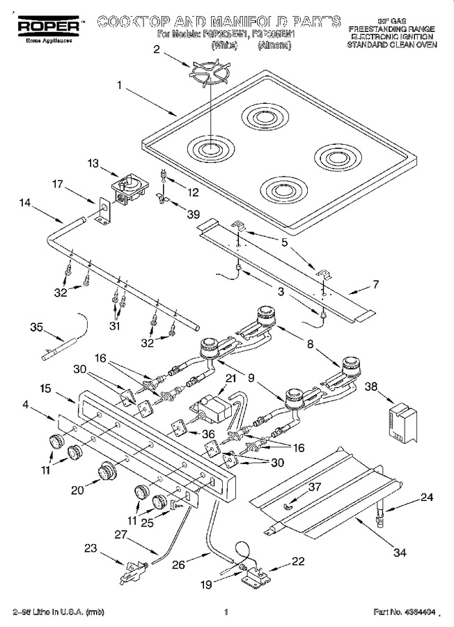 Diagram for FGP305EW1