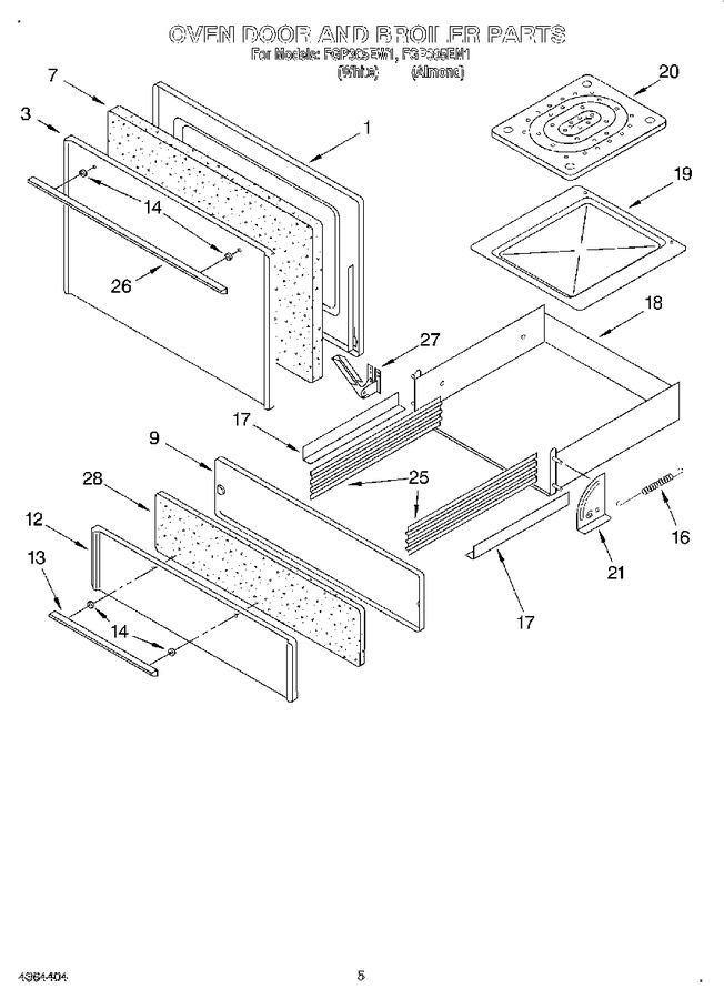 Diagram for FGP305EW1