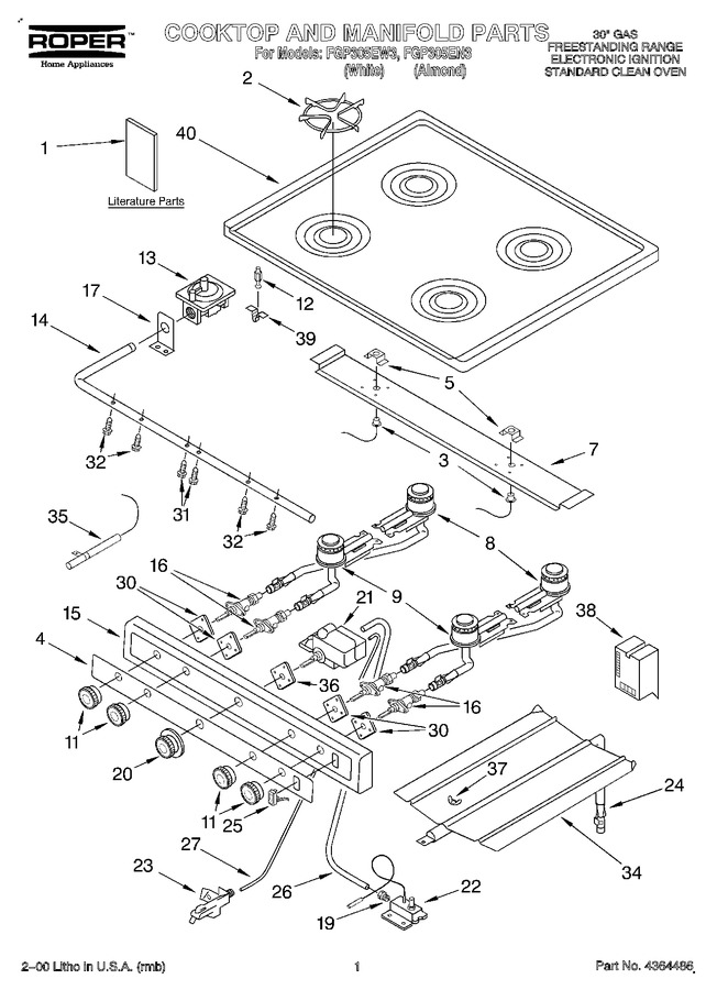 Diagram for FGP305EW3