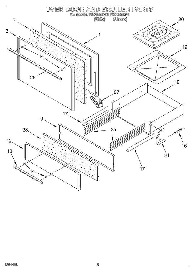Diagram for FGP305EW3
