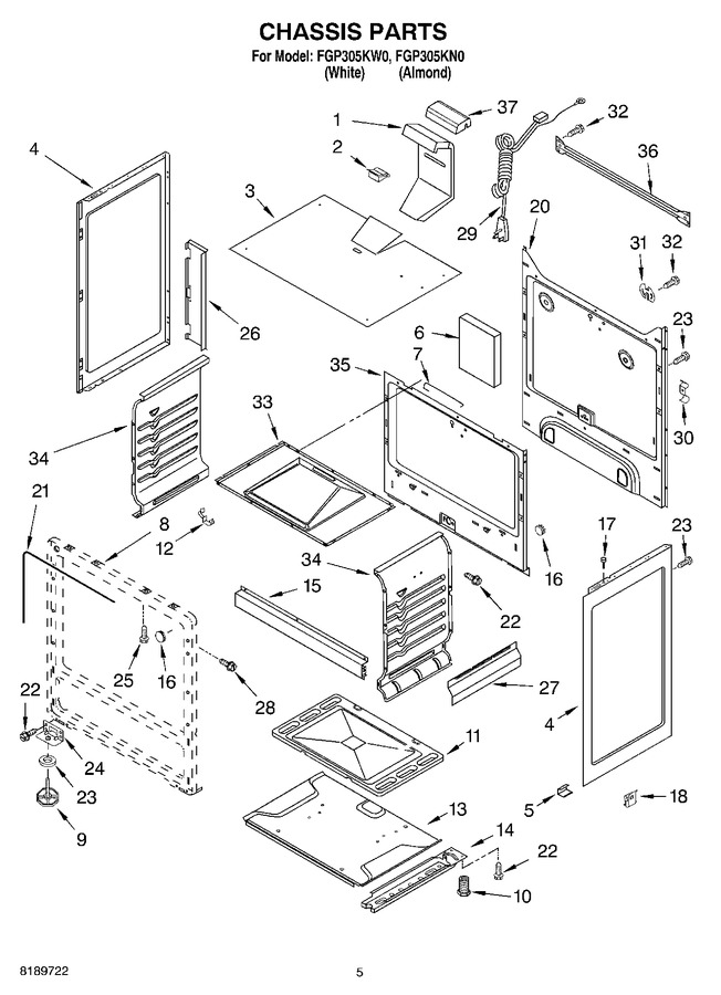 Diagram for FGP305KW0