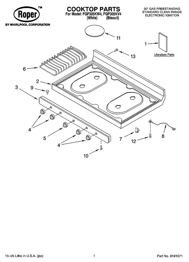 Diagram for FGP305KW4