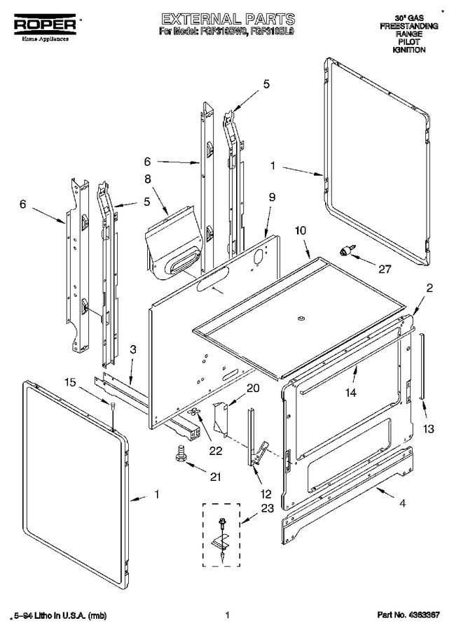 Diagram for FGP310BL0