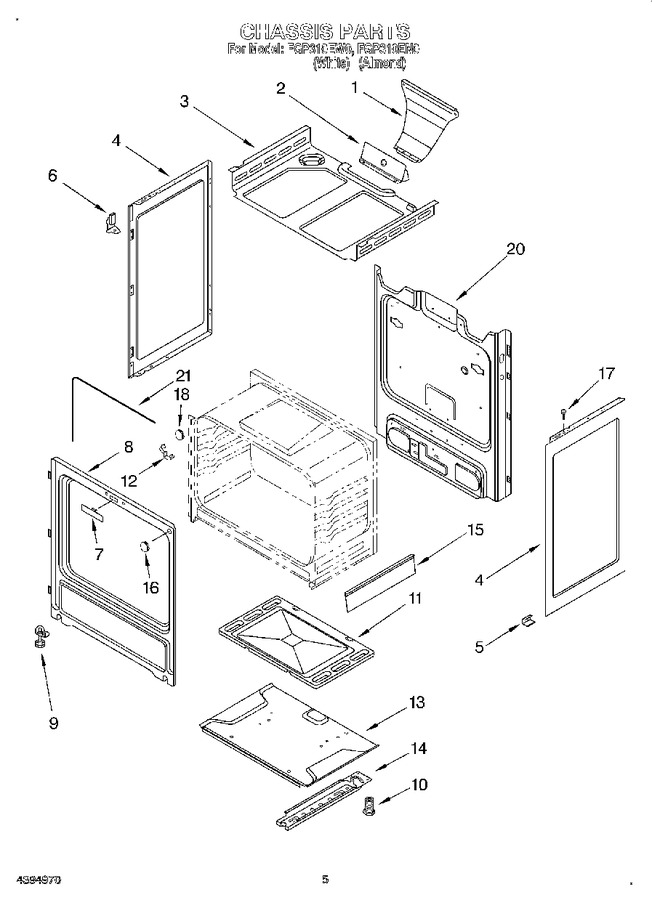 Diagram for FGP310EW0