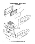 Diagram for 05 - Oven Door And Broiler