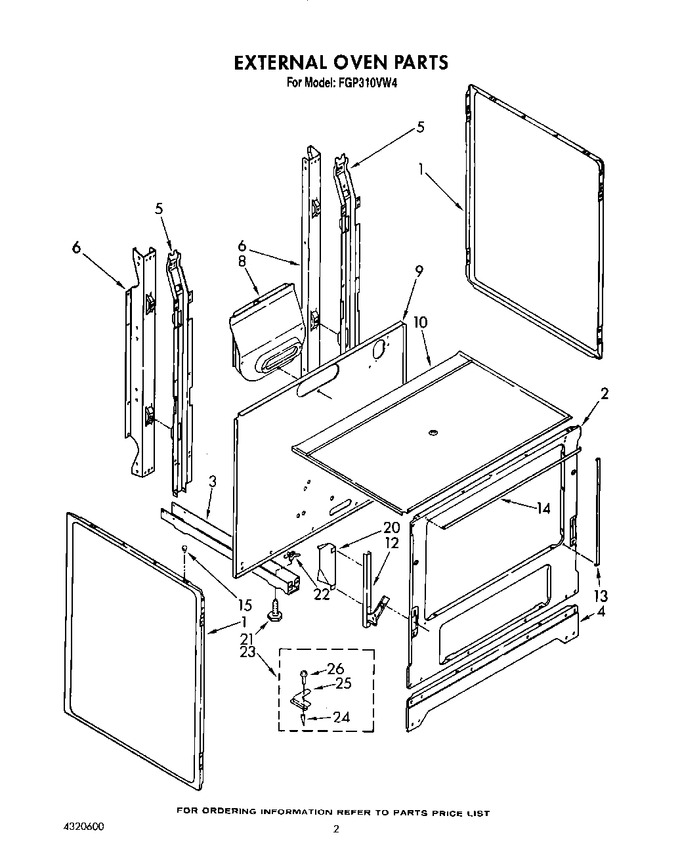 Diagram for FGP310VW4