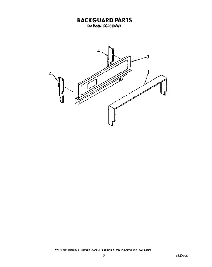 Diagram for FGP310VW4